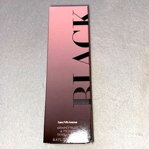 NWT Saks Fifth Avenue Black Label Grapefruit & Peony Body Wash 8.4 ounces